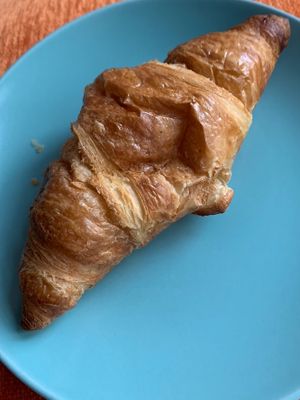 Vegan croissant at 3Roses in Ljubljana