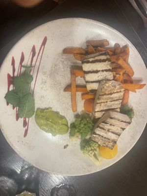 Vegan plate  at Hiša Pod Gradom in Ljubljana