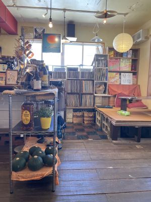 Inside of the restaurant  at Rotton 六屯 in Chatan