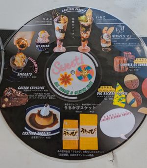 Dessert menu at Rotton 六屯 in Chatan