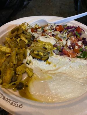 Shawarma plate.  at Green Gallery in Koh Phangan