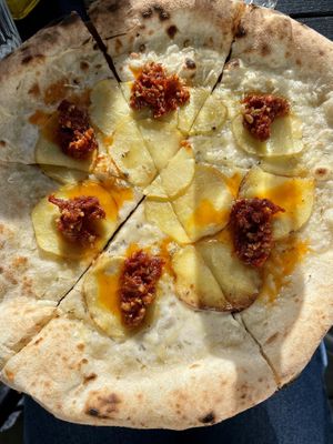 Vegan Patata at La Piccola Nonna Pizza in Stockholm