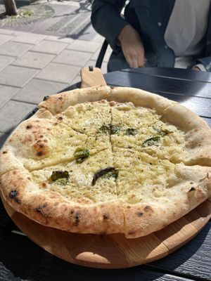 Vegan Ai Funghi at La Piccola Nonna Pizza in Stockholm