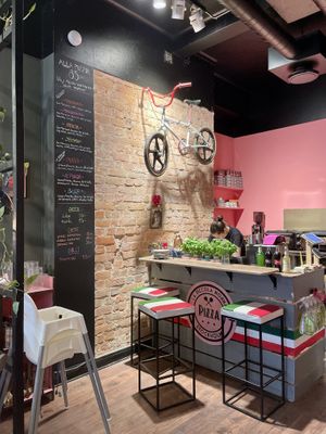 The menu!  at La Piccola Nonna Pizza in Stockholm