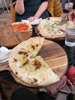 Lots of vegan options 🌱  at La Piccola Nonna Pizza in Stockholm