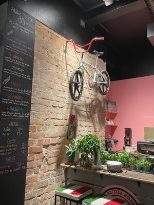 Lovely decor and set up  at La Piccola Nonna Pizza in Stockholm