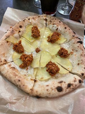 Vegan patata!   at La Piccola Nonna Pizza in Stockholm