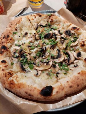 Al Funghi at La Piccola Nonna Pizza in Stockholm