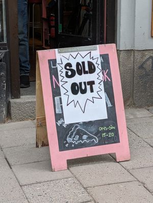 don't come too late at La Piccola Nonna Pizza in Stockholm