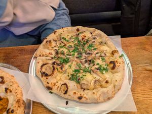 funghi at La Piccola Nonna Pizza in Stockholm