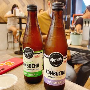 Kombucha at Miznon in Central Singapore