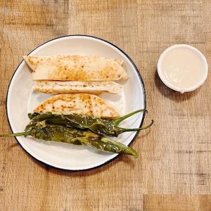 Free sides  at Miznon in Central Singapore