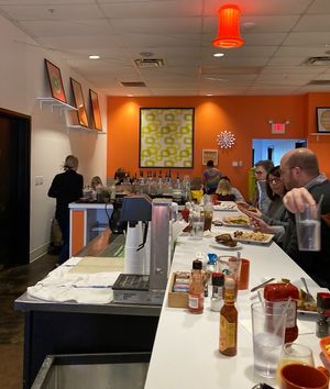 Counter. Bar in the back.  at Twisted Citrus in North Canton