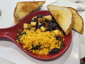 Breakfast plate  at Twisted Citrus in North Canton