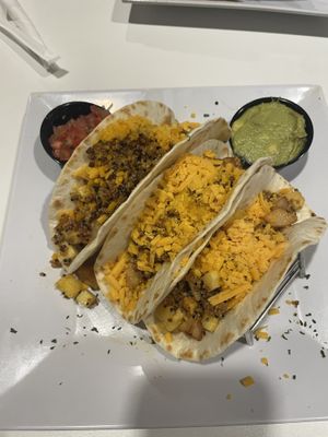 Vegan tacos  at Twisted Citrus in North Canton