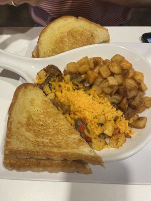 Vegan breakfast skillet  at Twisted Citrus in North Canton