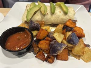 Vegan breakfast skillet  at Twisted Citrus in North Canton