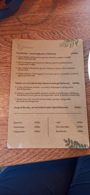  at Chickpea  in Reykjavik