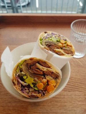 Seitan wrap at Chickpea  in Reykjavik