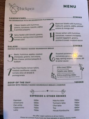   at Chickpea  in Reykjavik