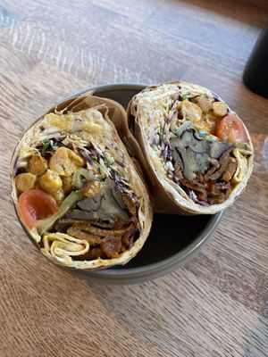 Seitan wrap  at Chickpea  in Reykjavik