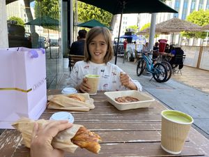 Nice exterior patio in the heart of Beverly Hills. at Chaumont Vegan in Beverly Hills