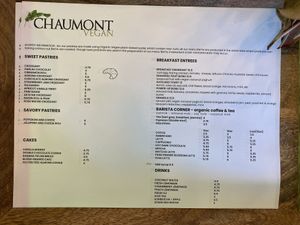 Good prices. at Chaumont Vegan in Beverly Hills