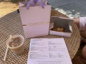 Regular menu at Chaumont Vegan in Beverly Hills