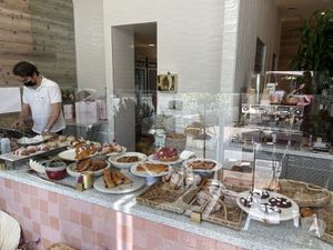 Gorgeous spread at Chaumont Vegan in Beverly Hills