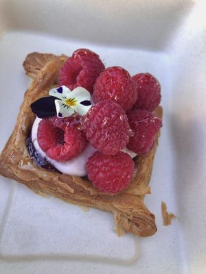 Can’t remember exact name… croissant with raspberry and rosewater   at Chaumont Vegan in Beverly Hills