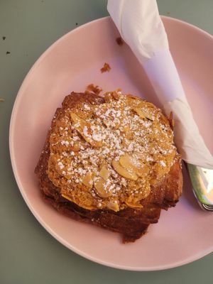 almond chocolate pastry at Chaumont Vegan in Beverly Hills