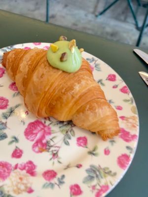Pistachio Croissant at Chaumont Vegan in Beverly Hills