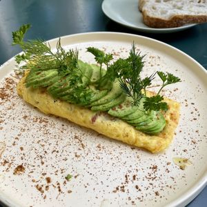 Feta Omelette   at Chaumont Vegan in Beverly Hills