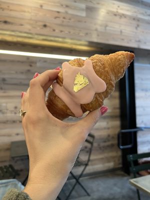 Strawberry croissant 😍  at Chaumont Vegan in Beverly Hills