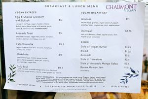  at Chaumont Vegan in Beverly Hills