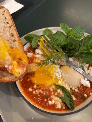 Egg cheese croissant   at Chaumont Vegan in Beverly Hills