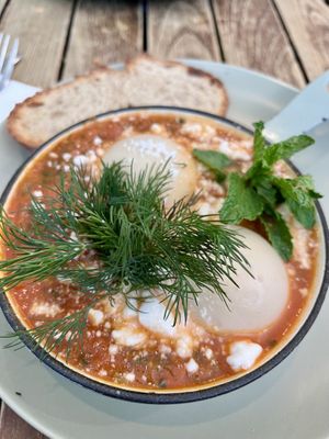 Shakshuka (4 ⭐️ )  at Chaumont Vegan in Beverly Hills