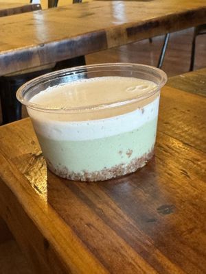 key lime pie  at MeZe Eatery in Grass Valley