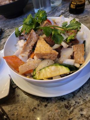 Chow fun for Vegan Chef Challenge 2026 at Lá Mint in Reno