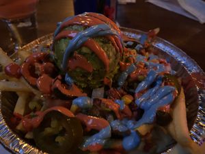 Extreme fries 🍟  at Taco Dive Bar in Las Vegas