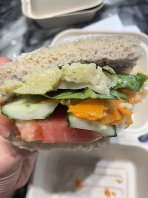 Vegan sandwich   at Dohyeongdang - 도형당  in Busan