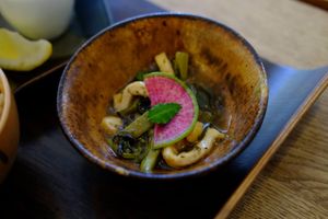 Side dish at LIFE CREATION SPACE OVE in Tokyo