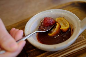 Really delicious dessert that came with my lunch. at LIFE CREATION SPACE OVE in Tokyo