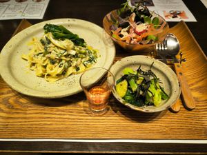 Seasonal dish which changes monthly at LIFE CREATION SPACE OVE in Tokyo
