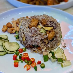 OnlyEg Olive Fried Rice with Assorted Vegetables at Bangkok Jam - Dhoby Ghaut in Central Singapore