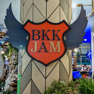 Entrance sign at Bangkok Jam - Dhoby Ghaut in Central Singapore