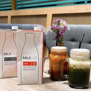 Vegan thai milk tea  at Bangkok Jam - Dhoby Ghaut in Central Singapore