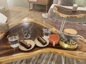 Tea and cakes  at Rawberry in Ho Chi Minh City