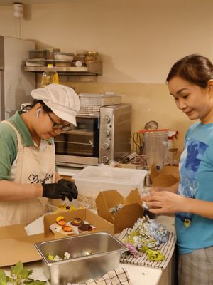 Very dedicated and passionate staff 💫💓 at Rawberry in Ho Chi Minh City