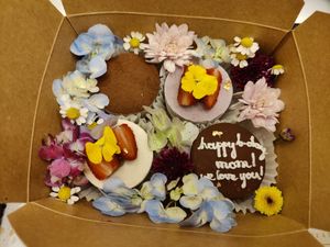 Loved this cake box! at Rawberry in Ho Chi Minh City